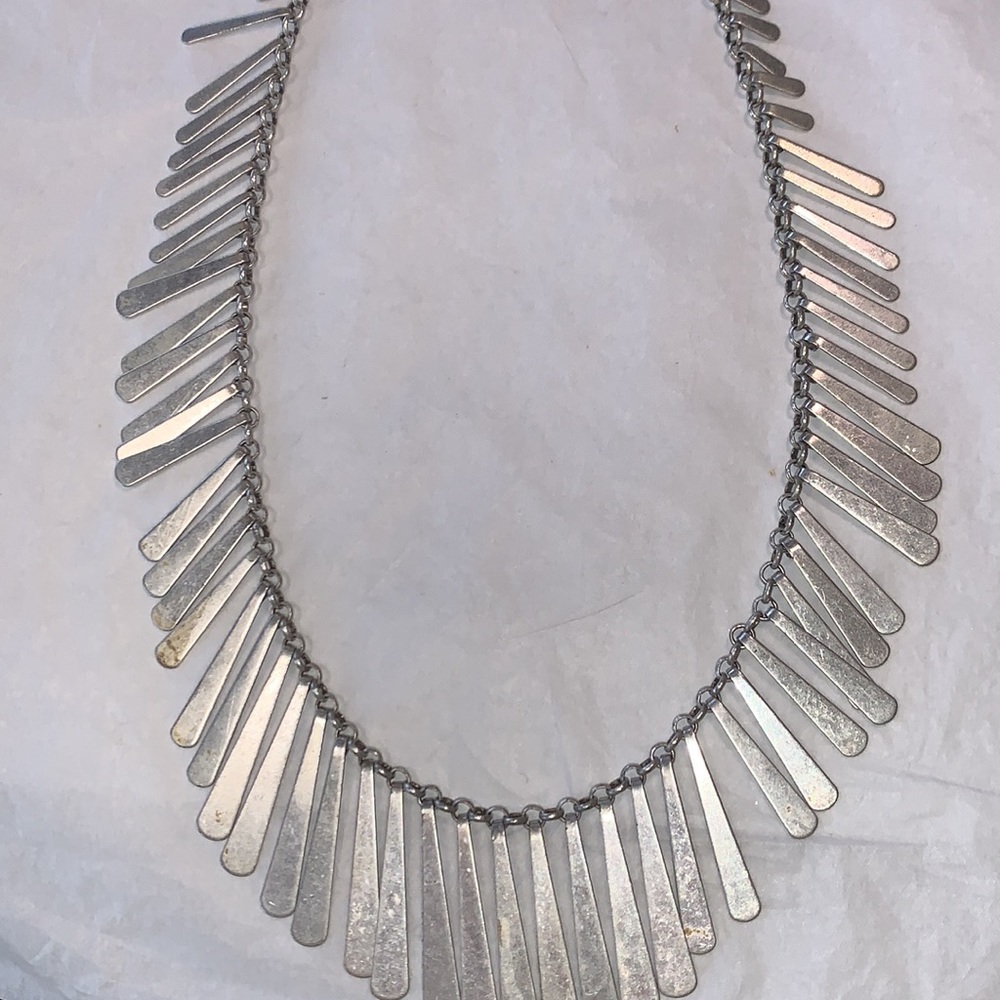 Lucky Brand western spike necklace in silver